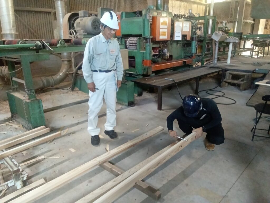 木材加工職種技能試験