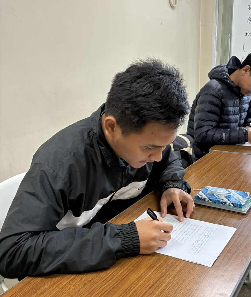 技能実習生の入国後講習の様子|日本語学習と生活支援(大阪)